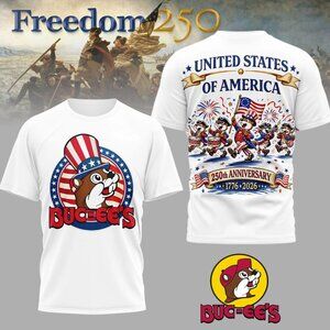Buc-ees 250th Anniversary America, 250th years of Freedom Shirt 189